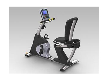 Fitness Liegeergometer mit Magnetbremse (Liegefahrrad, Liegerad)