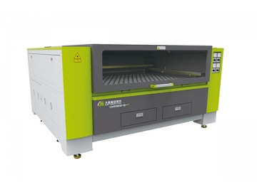 Laserschneidmaschine mit CO2-Laser und vier Schneidköpfen 1450 × 1200mm, Laser-Laserschneidsystem CMA1612-Q-A