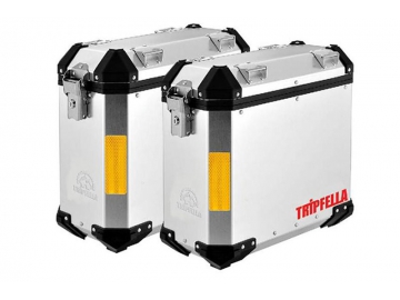 Cosmo-P1 Alukoffer System (einschließlich Alumotorradkoffer/Aluseitenkoffer, Motorrad-Kofferträger/Seitenträger)