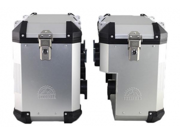 Cosmo-Remus Alukoffer System (einschließlich Alumotorradkoffer/Aluseitenkoffer, Motorrad-Kofferträger/Seitenträger)