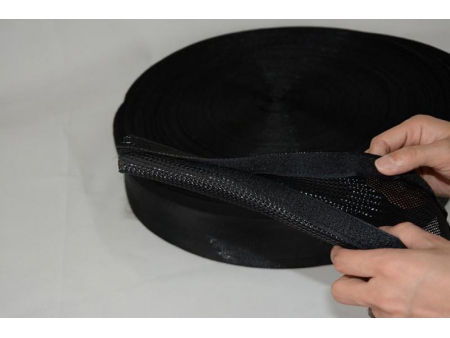 PET Geflechtschlauch mit Klettverschluss (Kabelschutz)