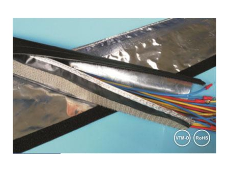 Kabelschlauch mit Folienschirm und Klettverschluss