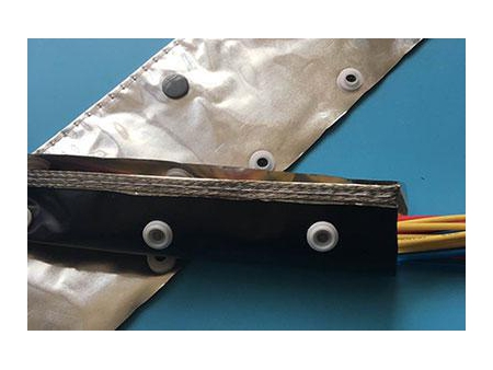 Kabelschlauch mit Folienschirm und Klettverschluss