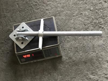 Schwenkbarer Gerüst-Fußspindel