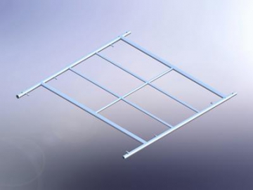 Gerüst Leiterrahmen mit zwei Rahmenteilen