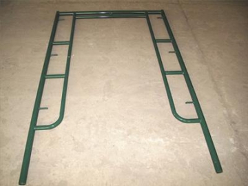 Gerüst Durchgangsrahmen mit Fallriegel