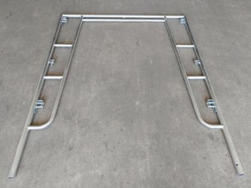 Gerüst Durchgangsrahmen mit Schieberiegel