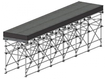 Passantenschutz - Schutzgerüst / Passagengerüst / Durchgangsgerüst