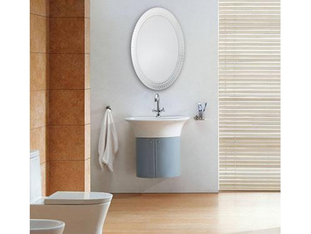 Ovale rahmenlose Badspiegel