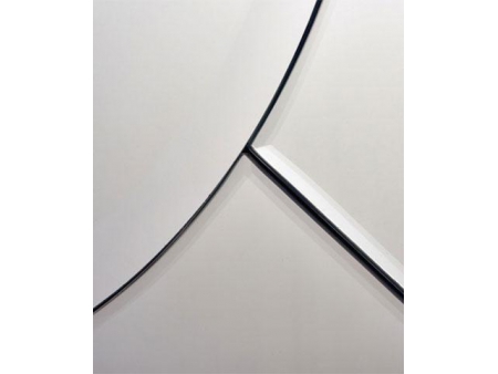 Runder Badspiegel mit Rahmen