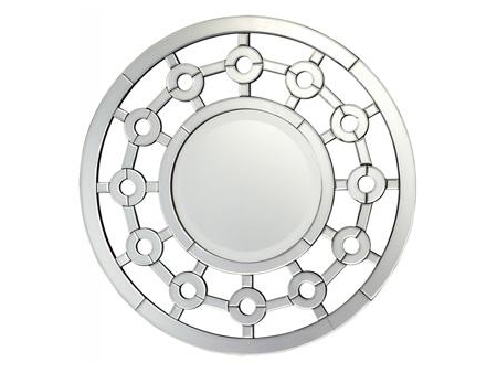 Rundspiegel mit MDF-Rahmen