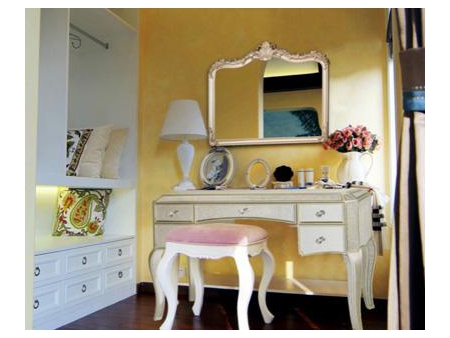 Schminkspiegel mit PU-Rahmen