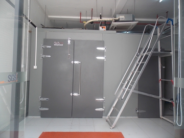 Begehbare VOC-Prüfkammer, VOC-Emissionsuntersuchungen