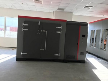 Begehbare VOC-Prüfkammer, VOC-Emissionsuntersuchungen