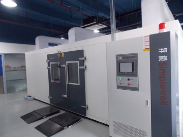 Umweltsimulationsschrank zur VOC-Prüfung (Probenahme mit Gasbeutel)