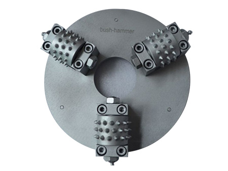 Bush-Hammer-Werkzeug mit Hartmetallstiften