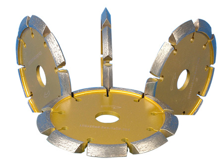 Diamant-Frässcheibe mit V Segmenten