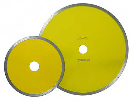 Diamanttrennscheibe für Nassschnitte
