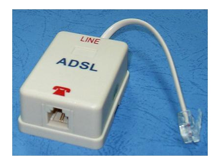 In-line DSL-Filter RJ11 Stecker auf RJ11 Buchse
