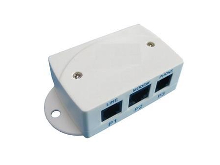 DSL Filter Splitter mit 1 RJ11 Buchse auf RJ45 und RJ11 Buchse