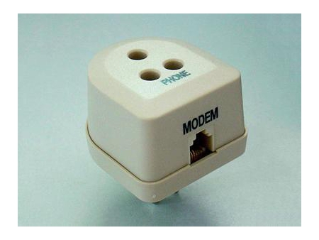 DSL-Splitter mit Italien Rj11 Buchse