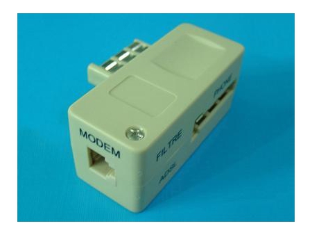 DSL-Splitter mit Frankreich Rj11 Buchse