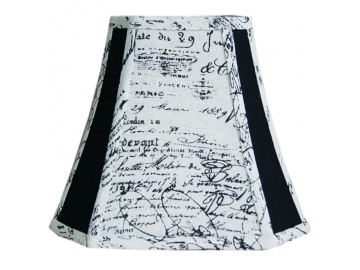 Glockenförmiger Lampenschirm, Leinen und Seide Modellnummer: DJL0356