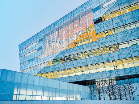 Digital bedrucktes Glas