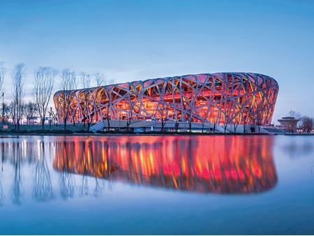 Digital bedrucktes Glas