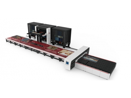 Horizontales Lagersystem für Glasscheibe