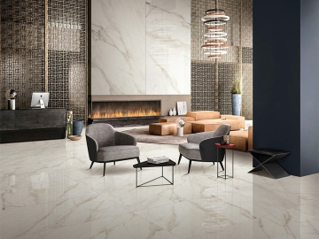 Fliesen in Marmoroptik - Statuario