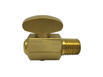 Ablasshahn, Sechskant-Messingprofil