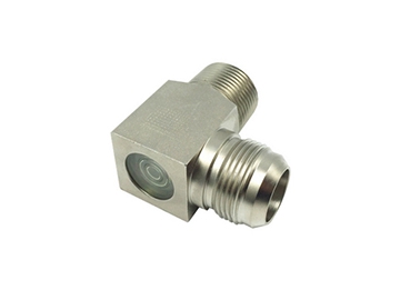 Hochdruck Schauglas / Metallverschmolzenes Schauglas, Ellbogen 90°