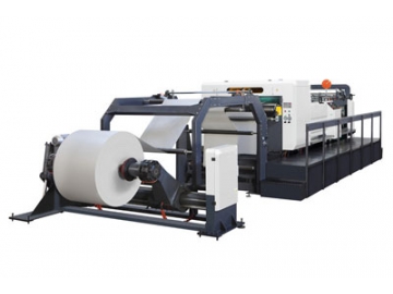 Papierschneidemaschine, Querschneider, Formatschneider, Rollenschneider, 300m/min, LY-H