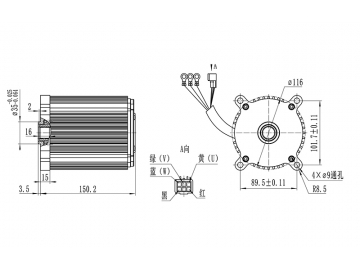 Bürstenloser PMDC Motor TF102AH Serie