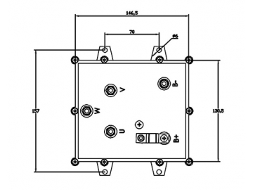 1500W Antriebssteuerung / Motorsteuerung (bürstenlose DC Welle, rechteckig) KTF03018A-C3