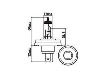 Halogen-Scheinwerferlampe H5, Halogen Glühlampen, Glühbirne Halogen Halogen-Autolicht, Fahrzeugscheinwerferlampen, Autolampen, Halogen Lampen