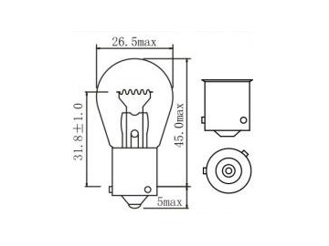 PY21W S25 Parking Lamp