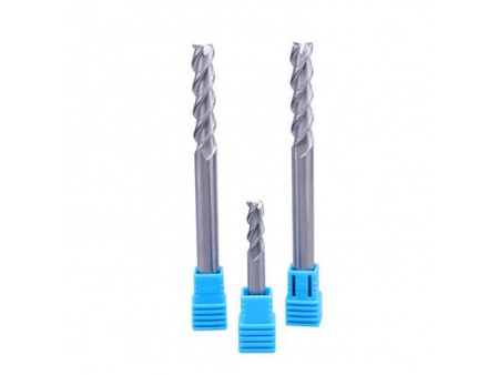 EMT12 Schaftfräser/ Hartmetallfräser für Aluminium, 3 Schneiden, lang