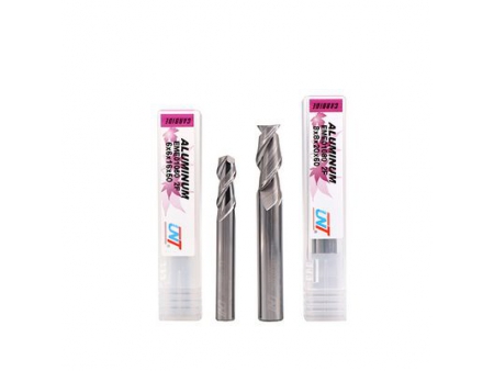 EME02 Hartmetallfräser, 2 Schneiden, langer Hals