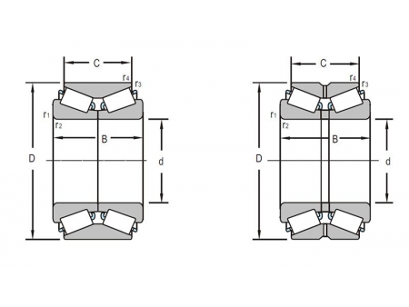 Zweireihige Kegelrollenlager
