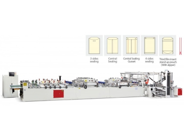 Heavy Duty Multifunctional Laminated Pouch Bag Making Machine, 600C CS