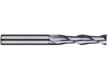 U-SL2  Hartmetall Schaftfräser, 2 Schneiden, mit langer Schneide