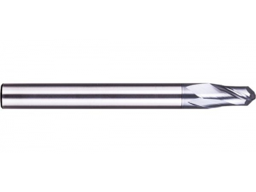 UC-BH2  Hartmetall Schaftfräser - Schaftfräser/ Radiusfräser, 2 Schneiden, langer Schaft