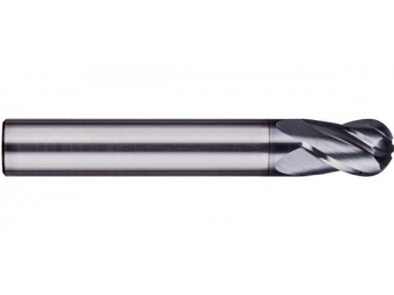 U-BH2  Schaftfräser/ Radiusfräser, 2 Schneiden, langer Schaft