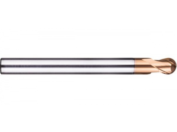 H-BH2  Vollhartmetallfräser/ Radiusfräser, 2 Schneiden, lang