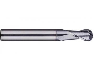 ES-B2  Schaftfräser/ Radiusfräser für Edelstahl, 2 Schneiden