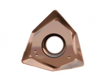 Trigon Wendeschneidplatte zum Eckfräsen/ Schulterfräsen, zweiseitig