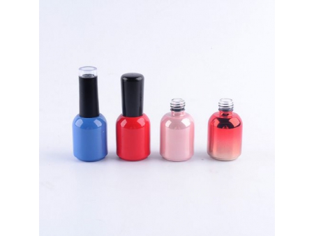 Glasflasche mit Pinselverschluss, schwarz, SP-702