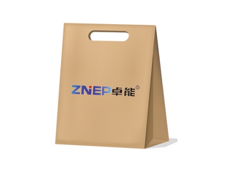 Blockbodenbeutelmaschine Maschine zur Herstellung von Papierbeuteln mit Griffloch